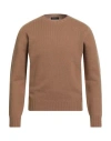 Aragona Man Sweater Camel Size 44 Wool, Cashmere In Brown