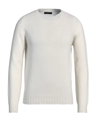Aragona Man Sweater Cream Size 40 Wool, Cashmere