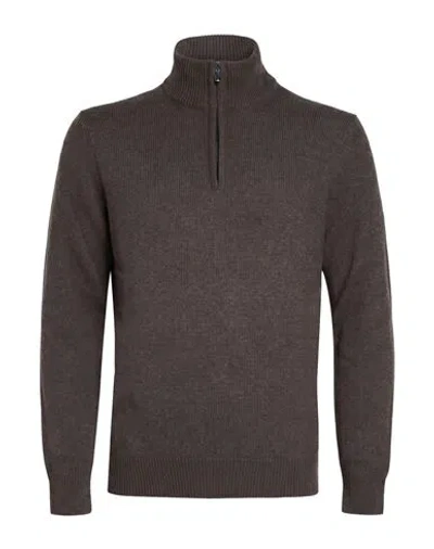 Aragona Man Sweater Dark Brown Size 38 Cashmere