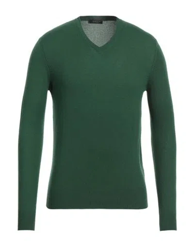 Aragona Man Sweater Green Size 40 Cashmere