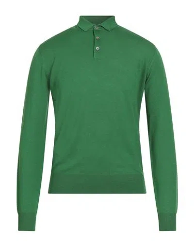 Aragona Man Sweater Green Size 42 Merino Wool