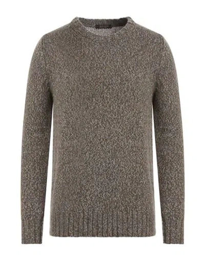 Aragona Man Sweater Grey Size 38 Baby Alpaca Wool, Merino Wool In Gray