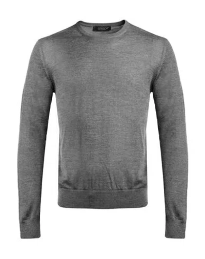 Aragona Man Sweater Grey Size 38 Cashmere, Silk In Gray