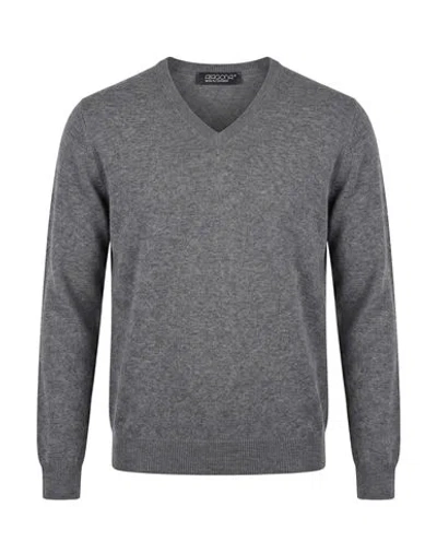Aragona Man Sweater Grey Size 38 Cashmere, Silk In Gray