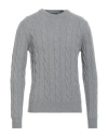 Aragona Man Sweater Grey Size 42 Cashmere