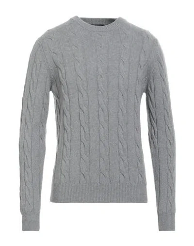 Aragona Man Sweater Grey Size 42 Cashmere