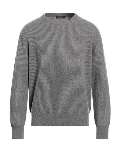 Aragona Man Sweater Grey Size 44 Cashmere In Gray