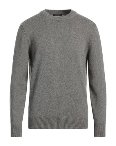 Aragona Man Sweater Grey Size 44 Cashmere In Gray