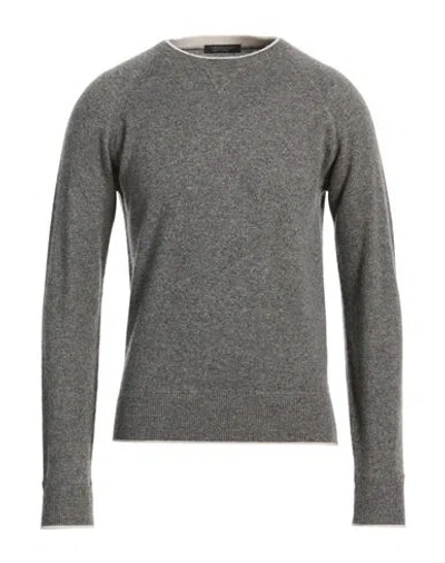 Aragona Man Sweater Grey Size 46 Cashmere In Gray