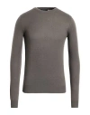 Aragona Man Sweater Gunmetal Size 40 Virgin Wool, Cashmere In Brown