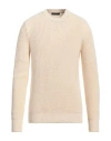 Aragona Man Sweater Ivory Size 46 Cashmere In White