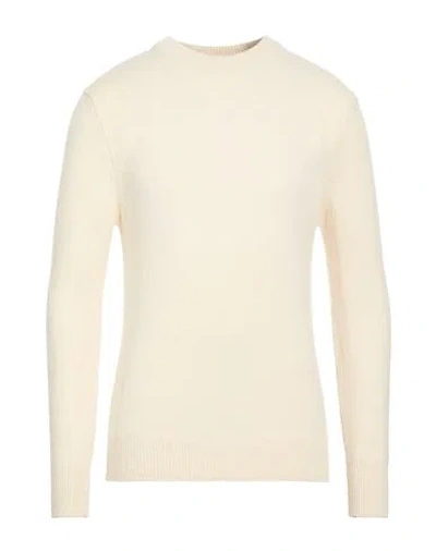Aragona Man Sweater Ivory Size 44 Cashmere In White