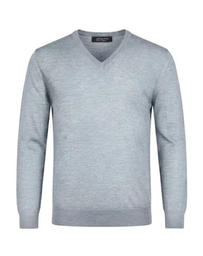Aragona Man Sweater Light Grey Size 38 Cashmere, Silk In Gray