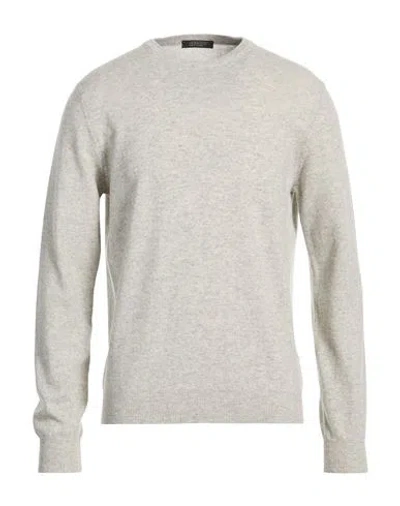 Aragona Man Sweater Light Grey Size 42 Cashmere In Gray