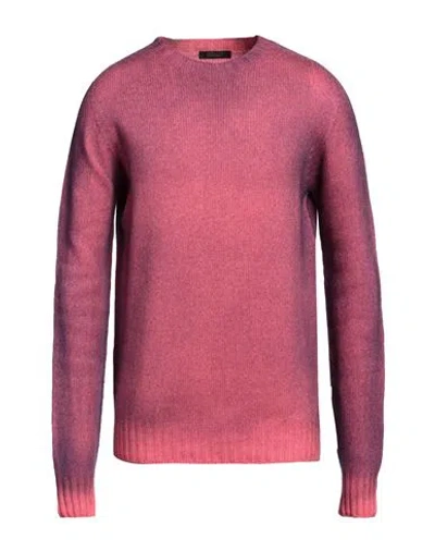 Aragona Man Sweater Magenta Size 42 Wool, Cashmere