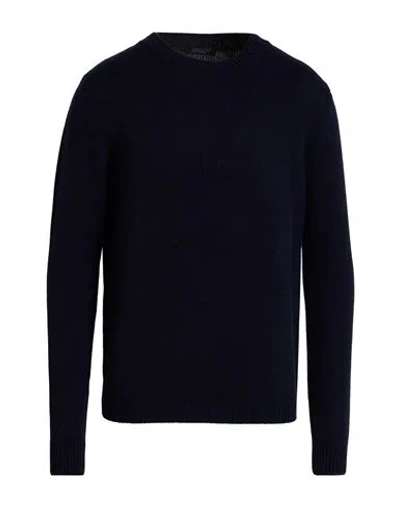 Aragona Man Sweater Midnight Blue Size 44 Cashmere