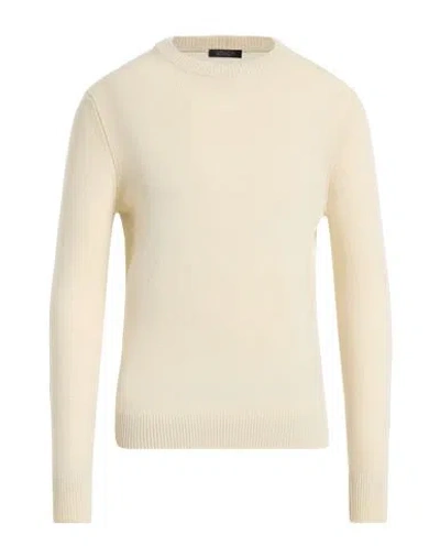 Aragona Man Sweater Off White Size 42 Cashmere In Neutral