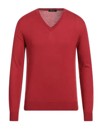 Aragona Man Sweater Red Size 42 Wool