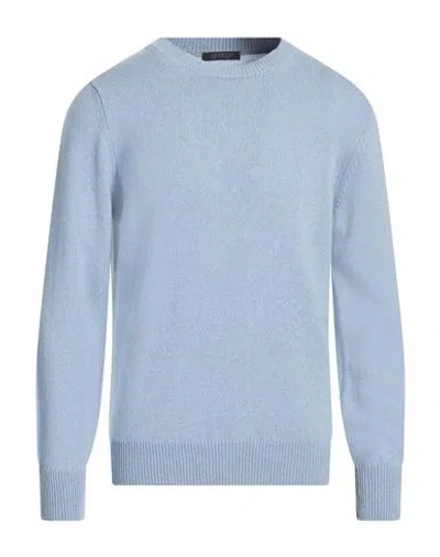 Aragona Man Sweater Sky Blue Size 44 Cashmere