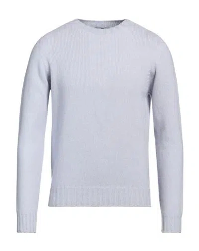 Aragona Man Sweater Sky Blue Size 44 Wool, Cashmere