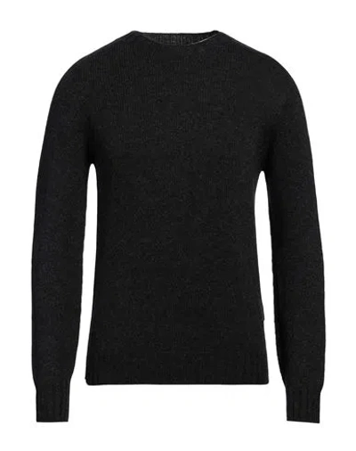 Aragona Man Sweater Charcoal Size 40 Wool, Cashmere In Grey