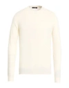 Aragona Man Sweater White Size 42 Virgin Wool, Cashmere In Gray