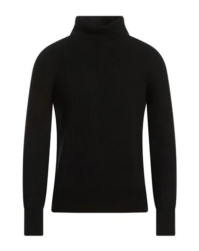 Aragona Man Turtleneck Black Size 44 Cashmere