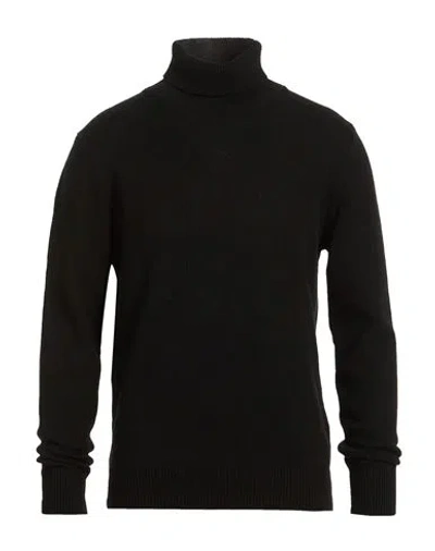 Aragona Man Turtleneck Black Size 44 Cashmere In Multi