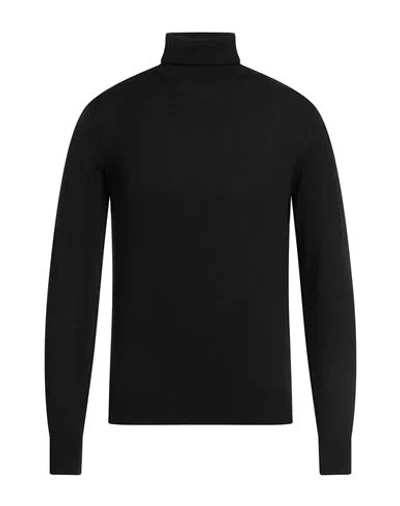 Aragona Man Turtleneck Black Size 44 Wool