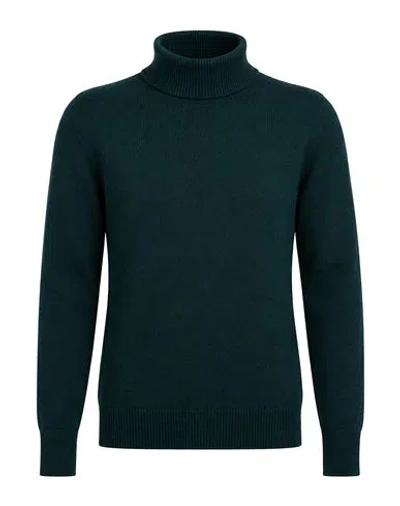 Aragona Man Turtleneck Dark Green Size 40 Cashmere