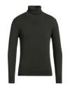 Aragona Man Turtleneck Dark Green Size 44 Cashmere