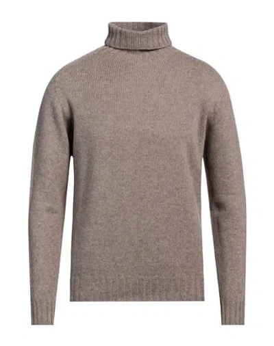 Aragona Man Turtleneck Dove Grey Size 44 Wool, Cashmere