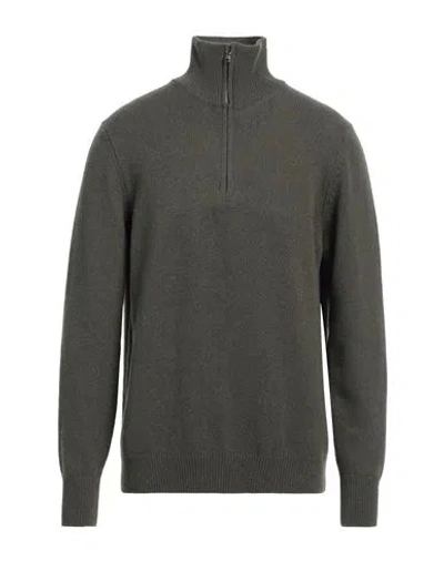 Aragona Man Turtleneck Military Green Size 46 Cashmere