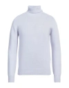 Aragona Man Turtleneck Sky Blue Size 36 Wool, Cashmere