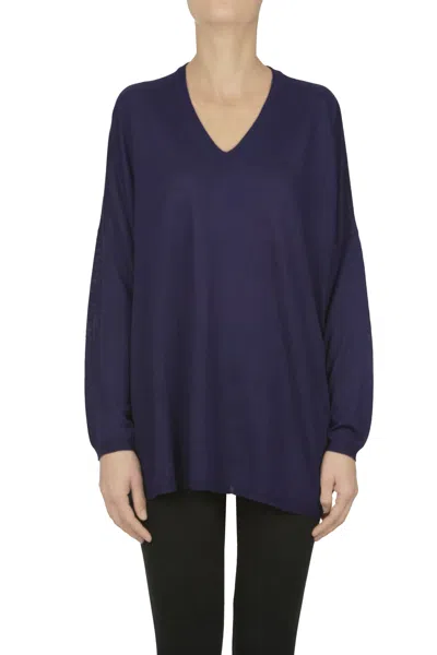 Aragona Merino Wool Pullover In Animal Print