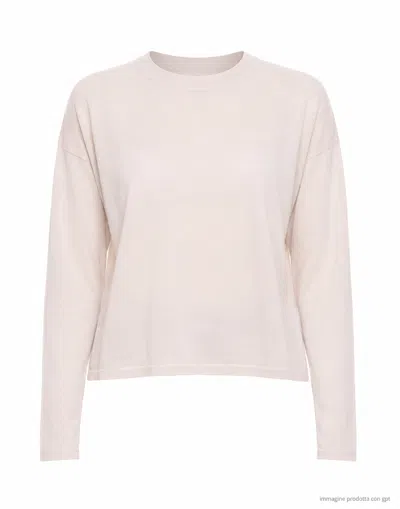 Aragona Moonbeam Scatoletta Virgin Wool Knit Top In Multi
