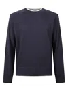 Aragona Raglan-sleeve Cashmere Sweater In Blue