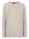 Aragona Raglan-sleeve Cashmere Sweater In Neutral