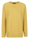 Aragona Raglan-sleeve Cashmere Sweater In Yellow