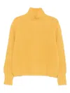 Aragona Ribbed-knit Jumper In Yellow