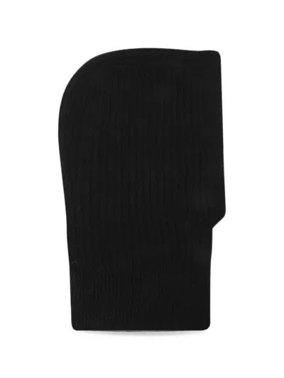 Aragona Ribbed-knit Cashmere Balaclava In Gray