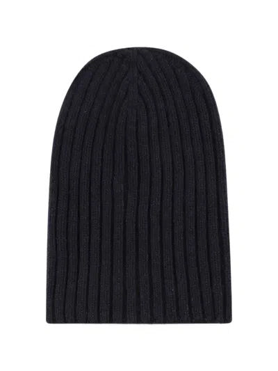 Aragona Ribbed-knit Cashmere Beanie Hat In Red
