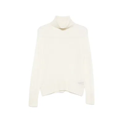 Aragona Roll-neck Ribbed-trim Sweater In Neutral