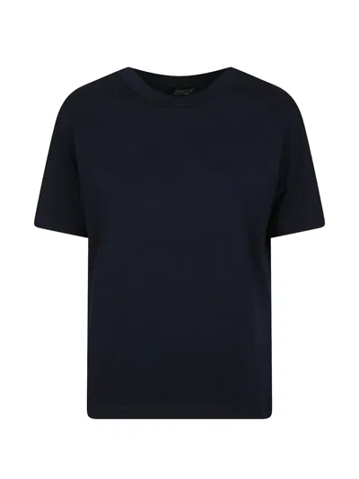 Aragona Short-sleeve Crew-neck T-shirt In Blue