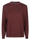 Aragona Crew-neck Sweater In Brown