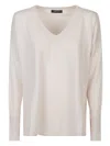 Aragona V-neck Sweater In Neutral