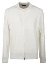 Aragona Zip-up Cashmere Cardigan In White