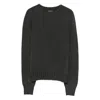 Aragona Round-neck Cashmere Sweater In Black