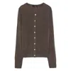 Aragona Cashmere Sweaters In Brown