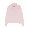 Aragona Turtleneck Cashmere Sweater In Brown